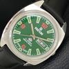 VINTAGE RICOH R31 AUTOMATIC JAPAN MENS GREEN COLOR DIAL WATCH A707667-1
