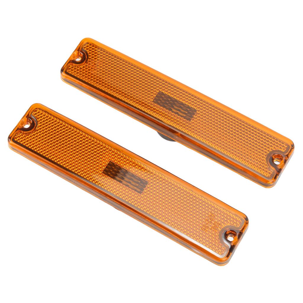 Pair Car Side Marker Light Shade 56001424 Strong Light Transmission Replacement for Jeep Wrangler