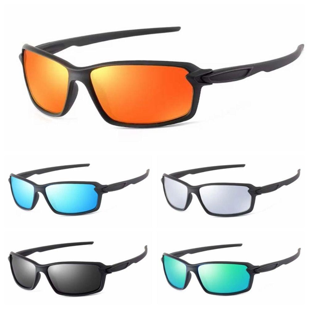 Square Frame Cycling Sunglasses Lightweight Outdoor Sports Glasses  Climbing Skiing