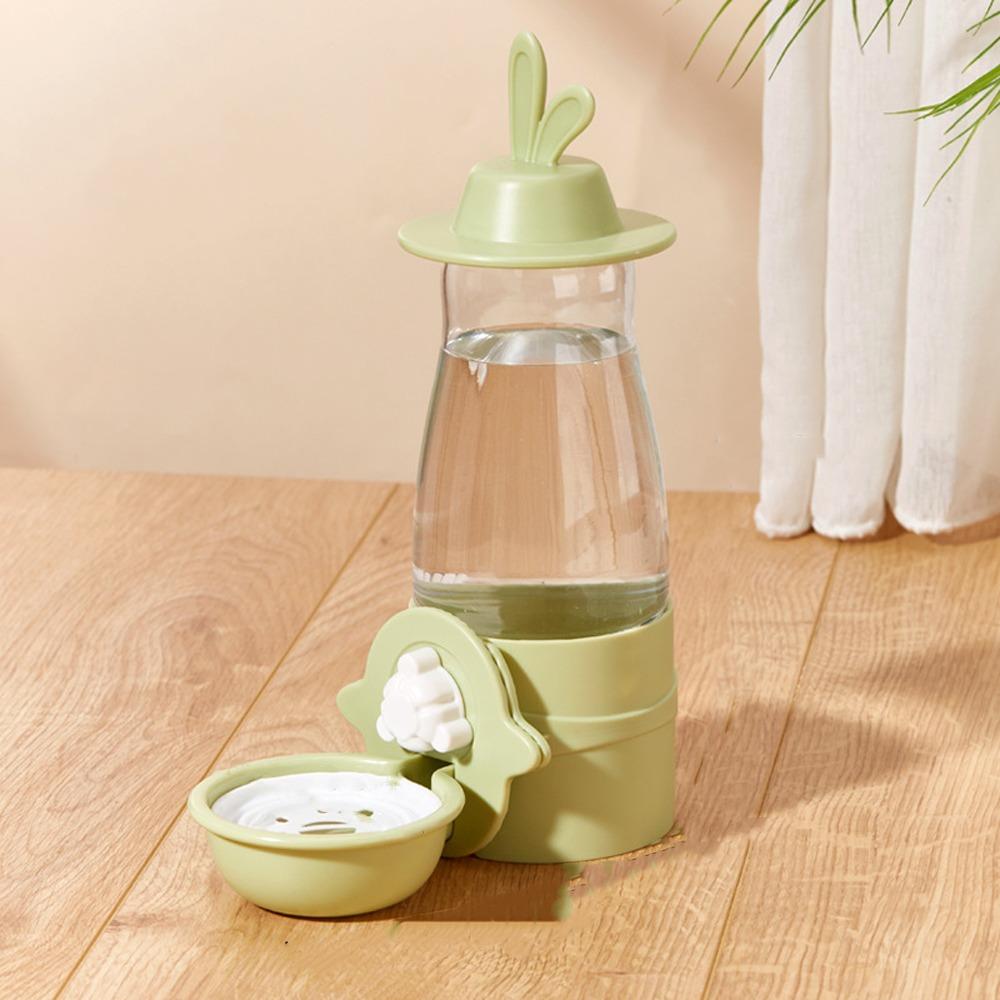 Anti-Splash Pet Water Dispenser 600ml Rabbit Drinking Bowl  For Ferret Bunny Hedgehog Hamster