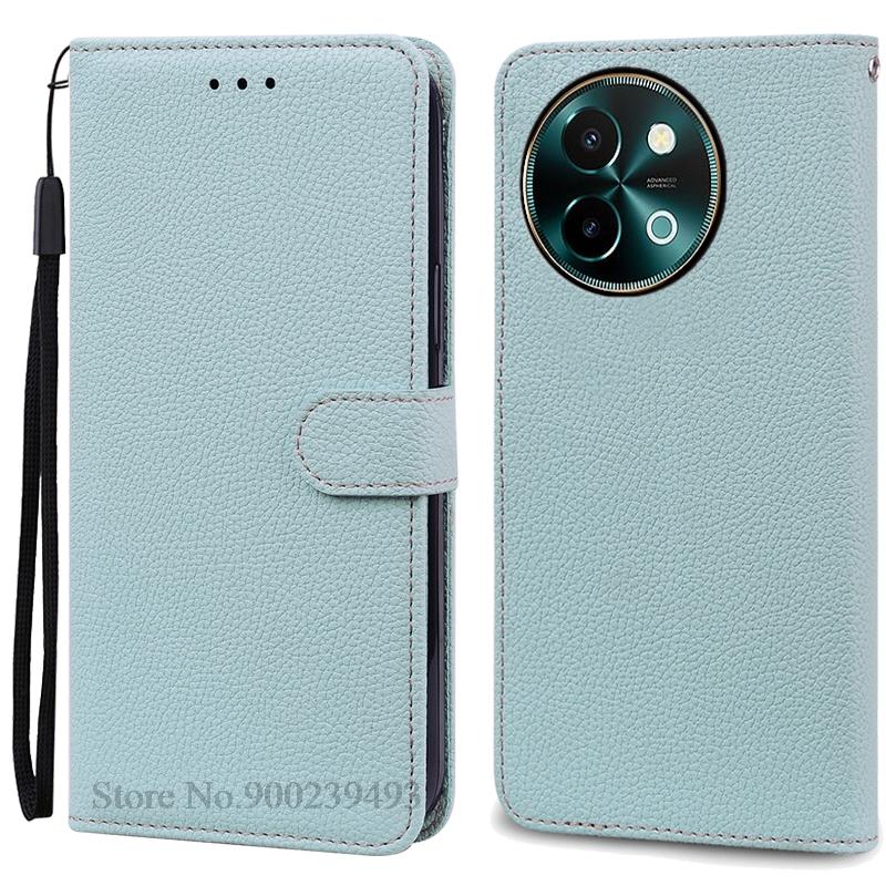 For Vivo Y38 5G Case Silicone Wallet Leather Flip Case For Vivo Y38 5G Case Soft Wallet Book Cover Housing Coque Fundas