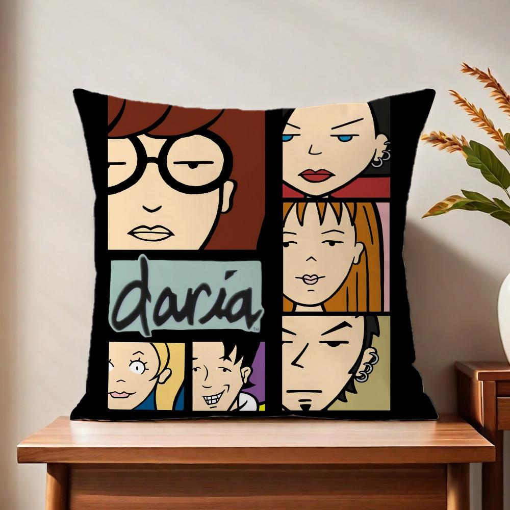 

DDariaa cartoon cushion cover For Pillow Printing Sofa Decoration Home Car Room Coffee Shop Office Nordic Simplicity 30x30 cm