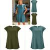 Summer Casual Dress With Ice Silk Fabric For Women And Relaxed Fit