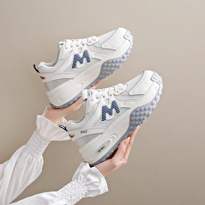 Fashion Breathable Mesh Shoes for Women Casual Sneakers Thick Bottom Chunky Women's Footwear Autumn Platform Sneakers Sports Shoes