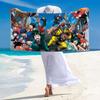My Hero Academia Print Beach Towel, Large Soft Quick Dry Towel for Beach Camping Swimming