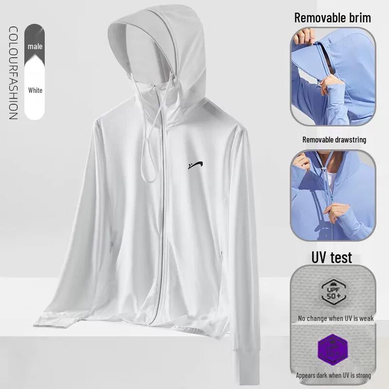 Guirenniao Unisex Hooded UV Protection Jacket