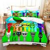 Sprunki Bedding Set Single Twin Full Queen King Size Bed Set Adult Boys Bedroom Duvet Cover SetsSprunki Anime