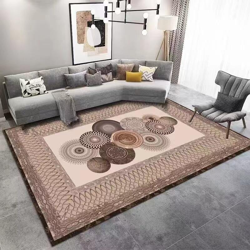 Living Room Carpet Dirt Resistant and Easy To Maintain Bedside Carpet Sofa Coffee Table Large Area Carpet