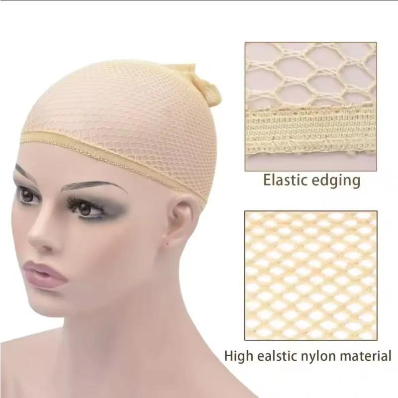 Stretchable Elastic Nylon Mesh Hair Net Weaving Wig Caps for Women Wig Making Tools