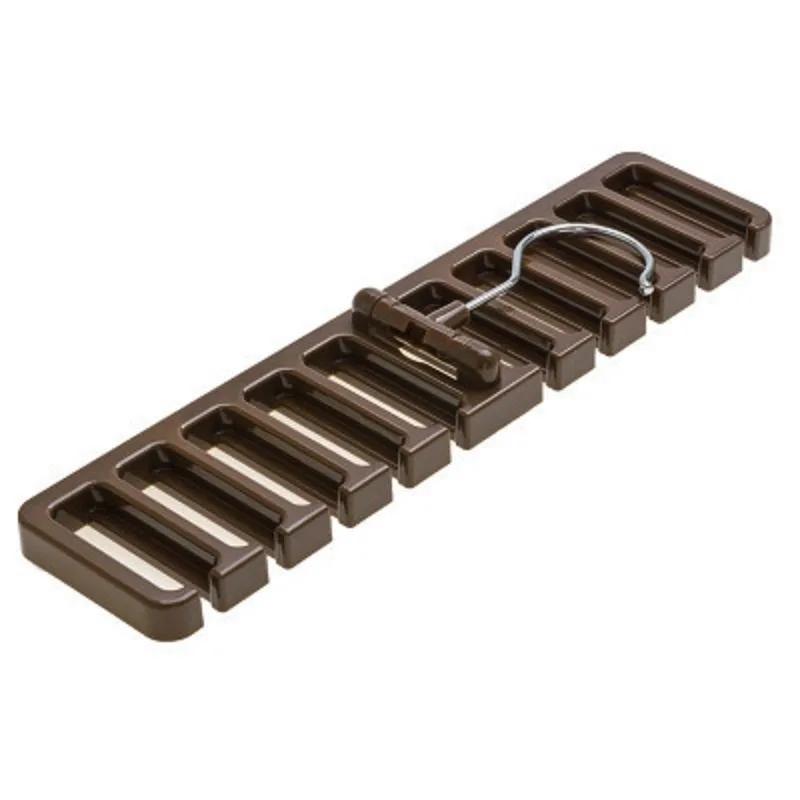 1-12Pcs Multifunctional Belt Organizer Hanging Tie Rack Belt Hanger Clothes Rack Organizer Tie Rack Home Closet Organizer