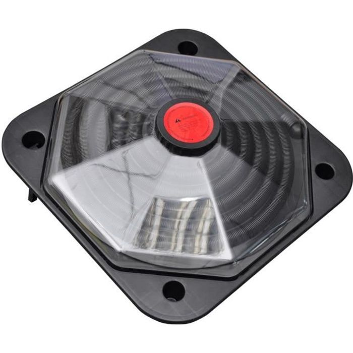 Chauffage solaire pour piscine - VIDAXL - 735 W - Noir - Dimensions : 71.5 x 71.5 cm l x l