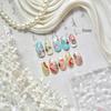 Tomoni & Moshishanfen Chinese Style Koi Glitter Nail Art Stickers - Trendy Instagram Nail Decor