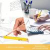 6-in-1 Heavy-Duty Multitool Pen - Water-Resistant, Retractable, Metal Construction With Medium Point, Ballpoint Pen, Ruler, Stylus, Level, Screwdriver