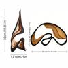 Minimalist 3D Abstract Sculpture Artistic Abstract Wooden Statue Wood Carving  Indoor Decoration