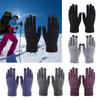 Soft Winter Gloves Knit Lining Touch Screen Mobile Phone Unisex Full Finger Mitten Thick Warm Windproof for Outdoor Sports