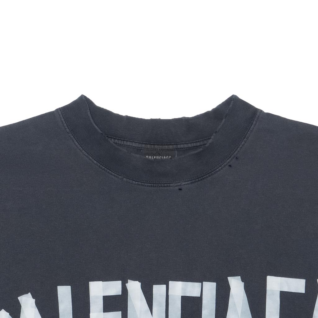 Balenciaga Tape Type Crewneck T Shirt 764235TRVK11041