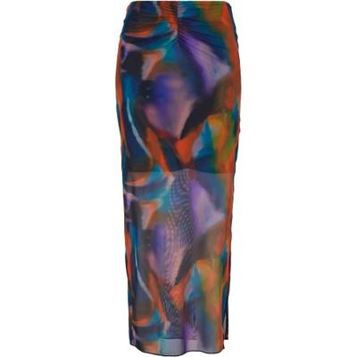 Urban Classics Womens/Ladies All-Over Print Mesh Tube Skirt