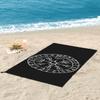 Viking Mythology Vegvisir Shield Valhalla Beach Towel Soft Microfiber Quick Dry Absorbent Quick Towels For Pool