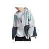 Li-Ning Color Block Sports Hooded Jacket Men Jackets Gray Green AFDQ213-1