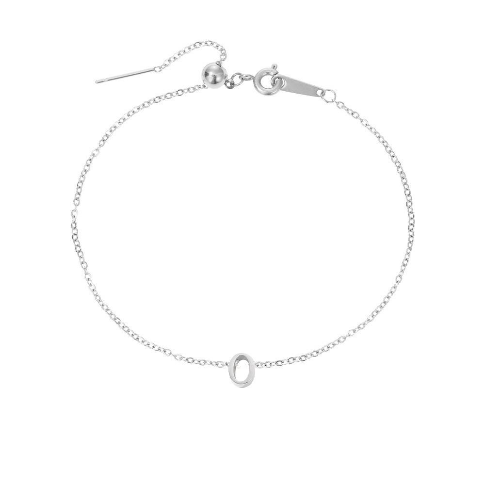 Gold-Plated Titanium Steel DIY Name Bracelet for Women – Versatile, Elegant Gift Jewelry