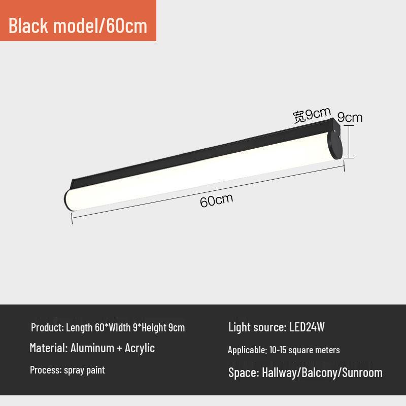 Minimalist Modern Waterproof Wall & Ceiling Light for Indoor/Outdoor Spaces