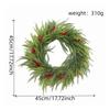 Pine Garland For Door Festive Ornament Realistic Artificial Pine Garland Christmas Decoration For Living Room Dining Room Wall