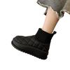 Autumn and winter warm snow boots 22 years old new velvet cotton shoes good-looking boots temperament trendy