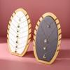 Elegant Bamboo Wood Jewelry Display Stand Detachable Multiple Pendant Necklace Bracelet Long Chain Storage Holder Showcase Props