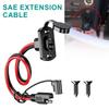 SAE Adapter Stecker auf Buchse Kabel 12AWG SAE Verlängerungskabel 50cm SAE Schnellverbinder Kabelbaum