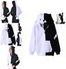 Anime Danganronpa Monokuma Cosplay Unisex Jacket Hoodie Sweatshirt Coat Hooded