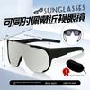 Takeaway Delivery Rider Goggles, Windproof Glasses, Anti-Uv, Anti-Fly Insect, Anti-Rain, Anti-Wind and Sand for Electric Vehicles