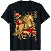 Chinese New Year of The Horse 2026 Lantern Zodiac Art Retro Patterned Tops Harajuku High Quality Cotton Tops Aesthetic Clothes