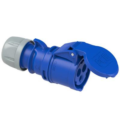 Portable Cable Socket 16A 3P 230V Ip44 Blue
