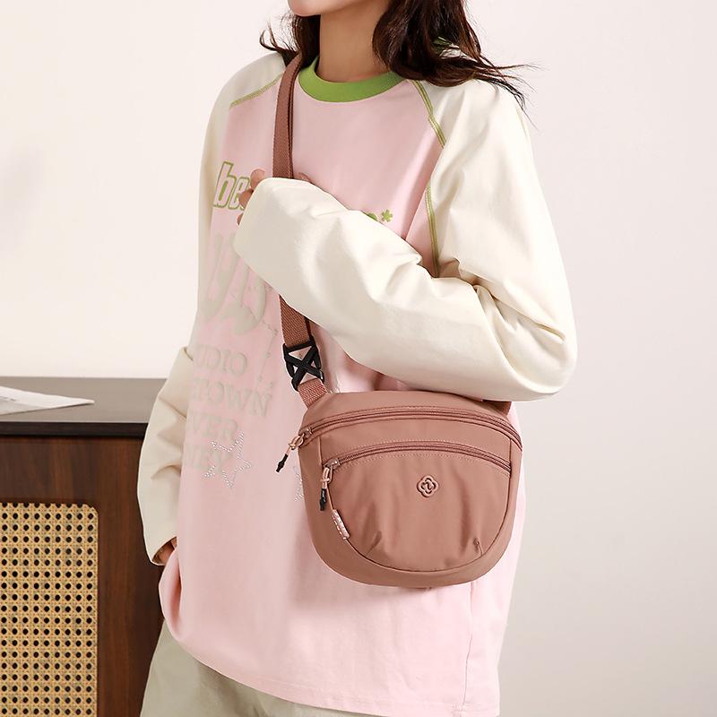 Waterproof Nylon Crossbody Bag Multi Pocket Casual Shoulder Bag for Women