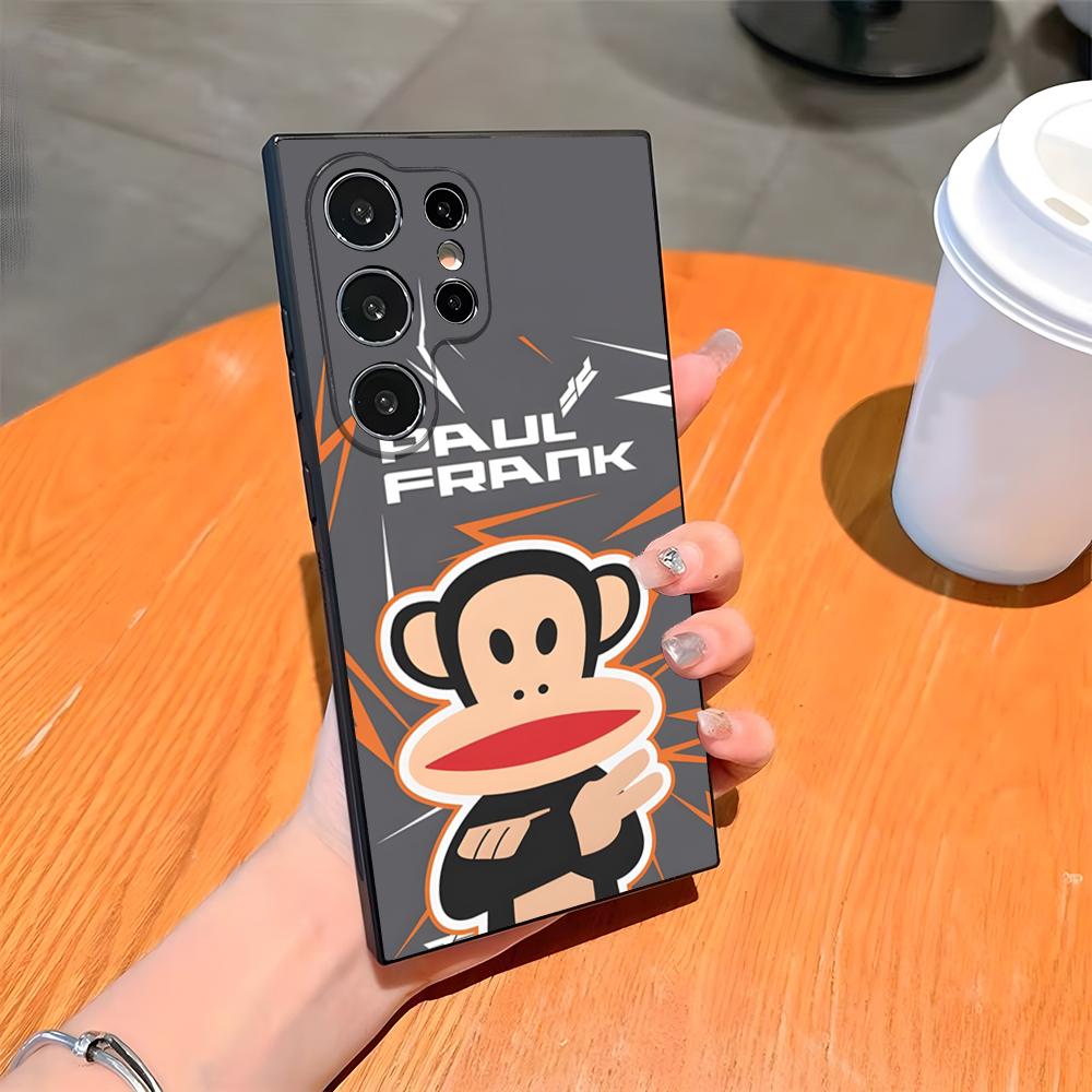 P-Paul F-Frank Big Mouth Monkey Phone Case For Samsung S26 S25 Ultra S24 S23 Fe S22 S20 S21 Plus A54 A34 A53 A16 Back Cover
