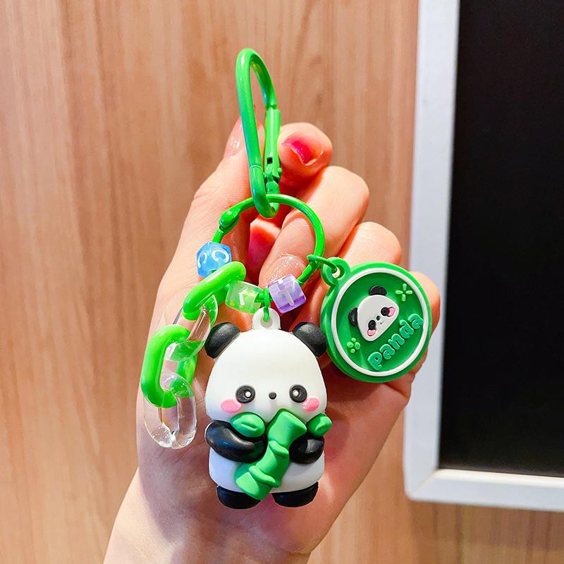 

Брелок-подвеска в виде мультяшной панды, изысканная кукольная сумка, милый брелок, изысканный рюкзак, украшения, аксессуары, подарки