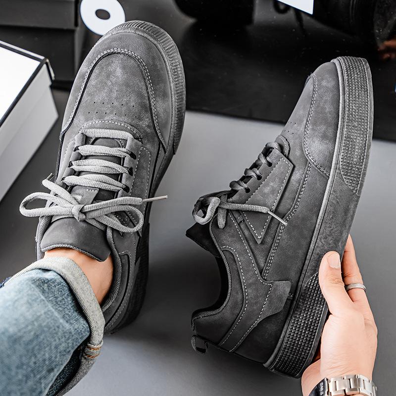 Breathable Shoes Male Student Korean Version Trendy Versatile Men's Casual Sports Board Shoes Trendy Shoes Spring and Summer Men's Shoes New