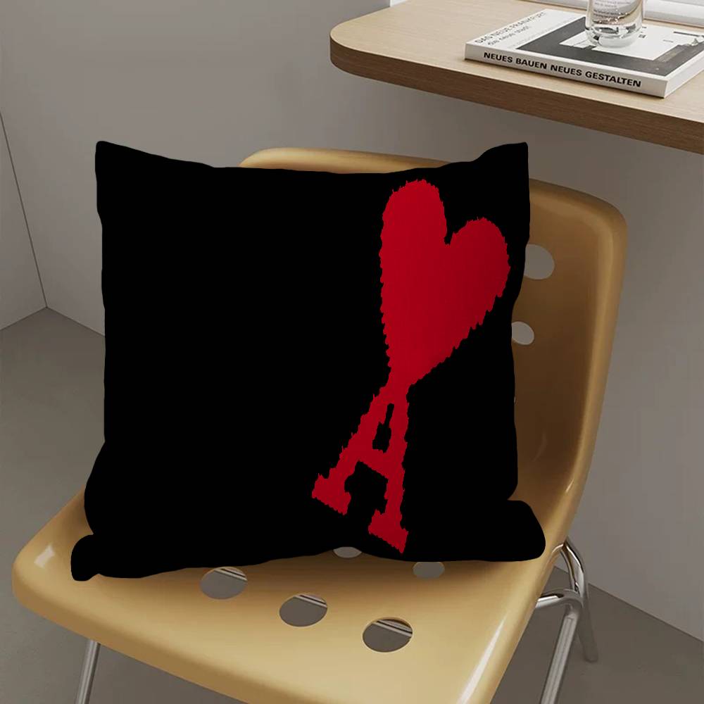 Popular AMI PARIS Cushion Cover Car Throw Pillow Case For Sofa Car Christmas Gift 40x40cm 45x45cm