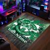 Crystal Velvet Rug Hibernian FC Print Custom Name Text Floor Mat Home Decor