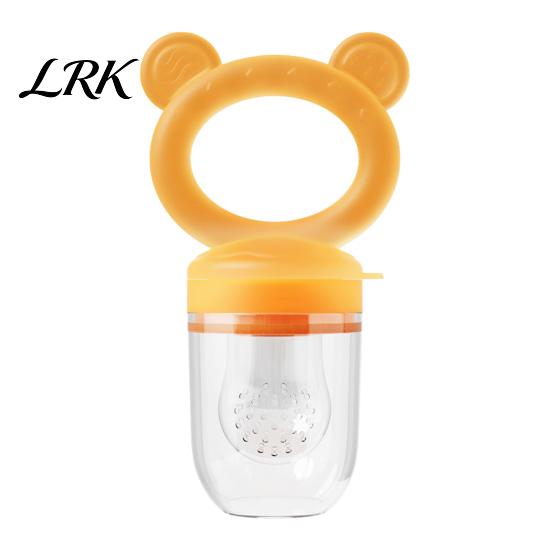 Baby Feeding Training Tool Silicone Fruit Feeder/Mold, Food Teething Relief Pacifier, Easy Pacifier to Hold Safe Chewer for Infants Travel Feeder
