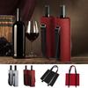 Borsa per vino con manico per prevenzione caduta, bottiglia di champagne, birra, borsa per imballaggio, borsa in feltro