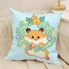 Fashing Animals On the Internet Pillow Case Natural Linen Double-Sided Printing Sofa Home Decor Cushion Cover
