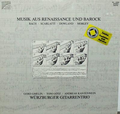 LP Record WRZBURGER GITARRENTRIO Musik Aus Renaissance Und Barock PANOV03092 PAN Verlag Vleu 1981 Germany Classical Used