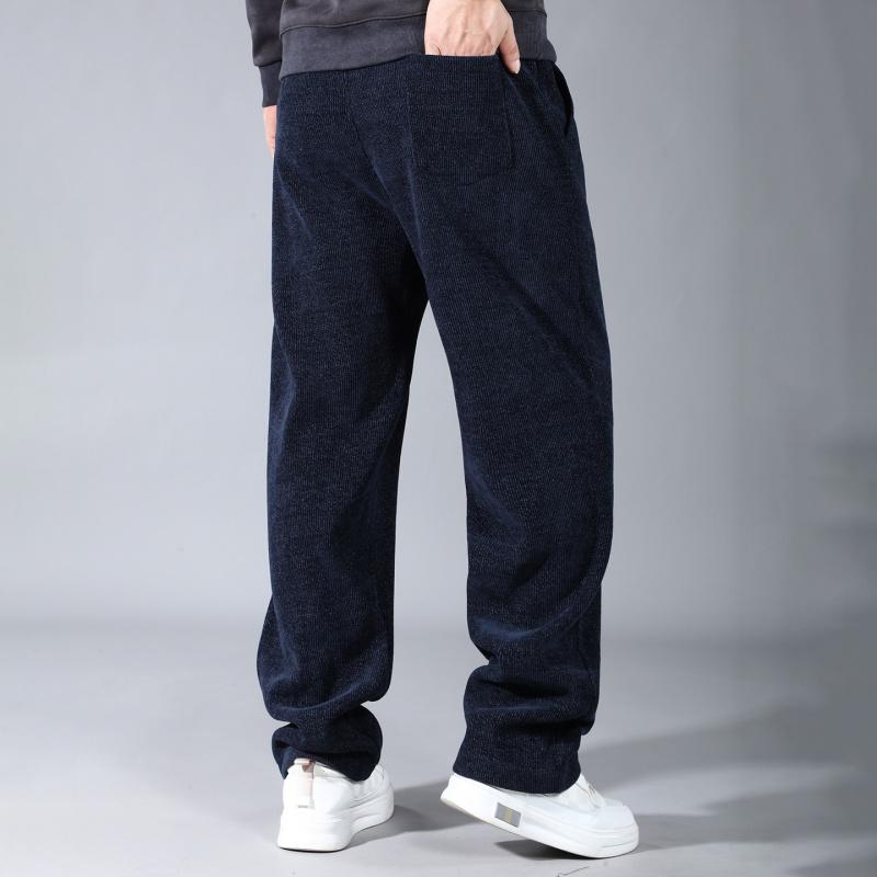 Plus-size Long Pants, Spring and Autumn Straight-leg Pants, Loose Casual Pants, Men's New Sports Pants