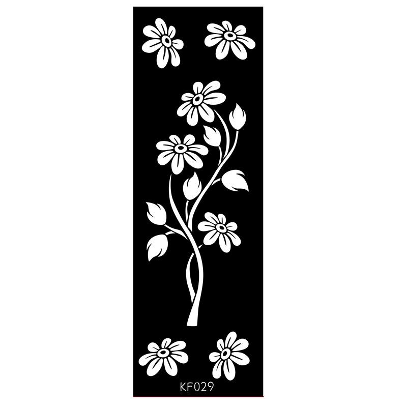 Pet Hollow Tattoo Template Juice Tattoo Sticker Template Ins Wind Flower Tattoo Sticker