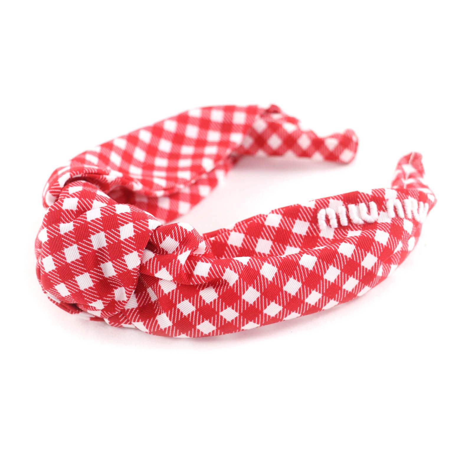 

Excellent MIUMIU hair accessory Red Women Used