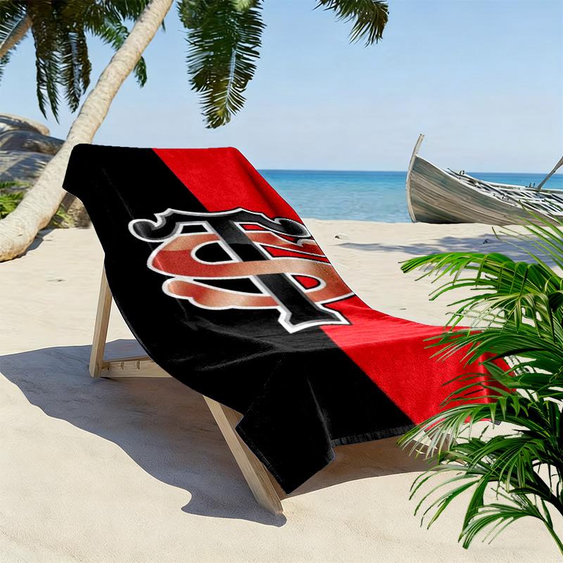 Asciugamano da Spiaggia Stampa Stade Toulousain, Asciugamano Grande Morbido Asciugatura Rapida per Spiaggia Campeggio Nuoto