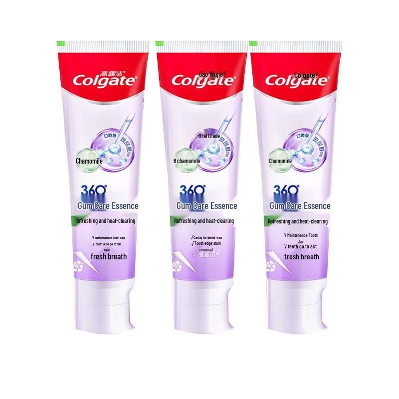 

Colgate 360 Essence Gum Care Toothpaste (3 x 120g)
