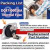 Dryer Thermal Fuse Kit - DC47-00016A Thermal Fuse & DC96-00887A Thermostat & DC32-00007A Thermistor & DC47-00018A High Limit Thermostat,Replacement