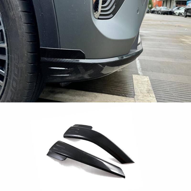 For Chery Tiggo 9 2024 2025 ABS black Car Exterior Front Bumper corner guard Bumper Cover Protector Guard Exterior accessories